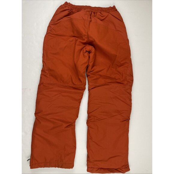 Lands End Squall Snow Pants Boys Girls Kids 12 Insulated Reinforced Knee Red - Picture 3 of 11